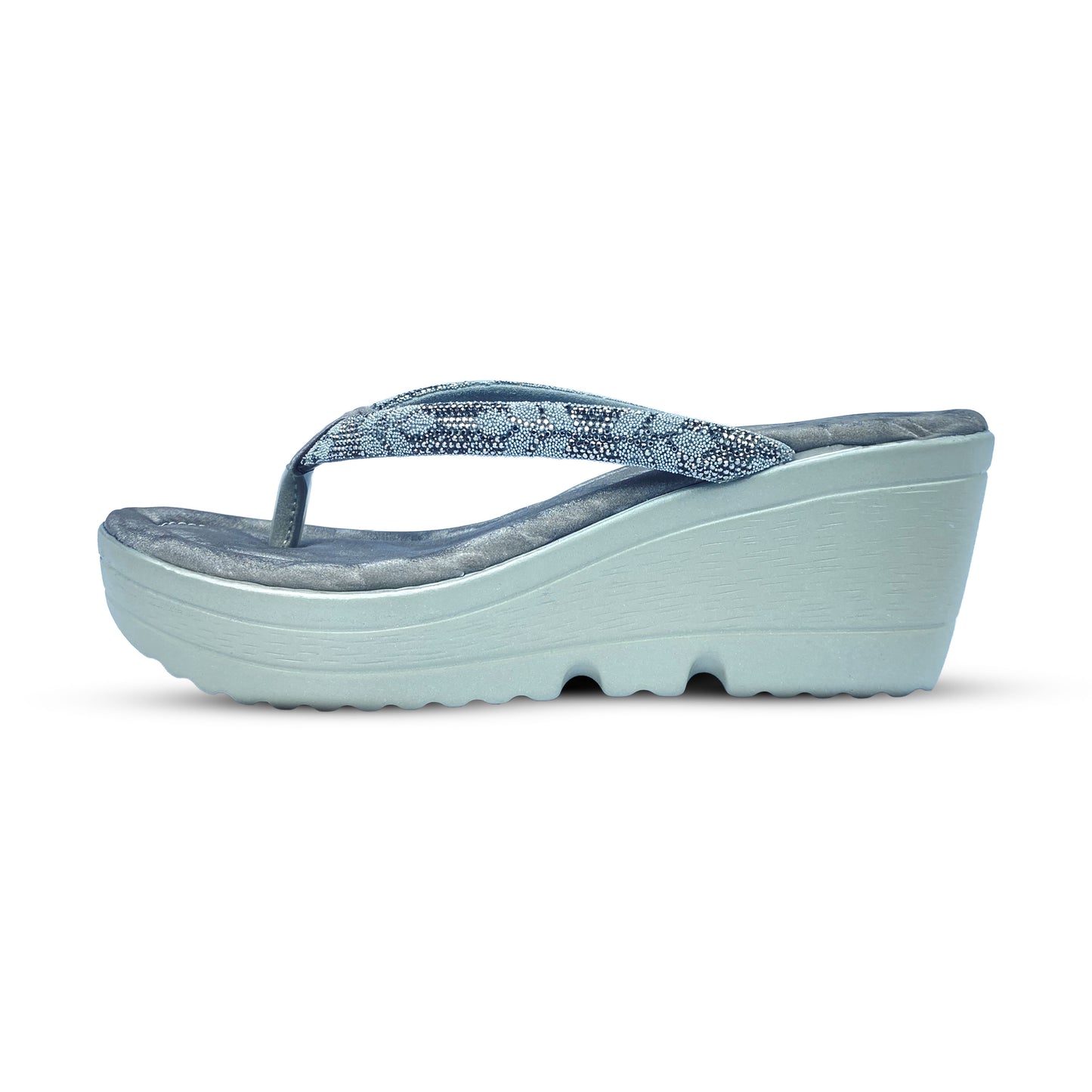 Demmey Wedge Sandals – Elegant & Comfortable Sandals with Shimmering Straps