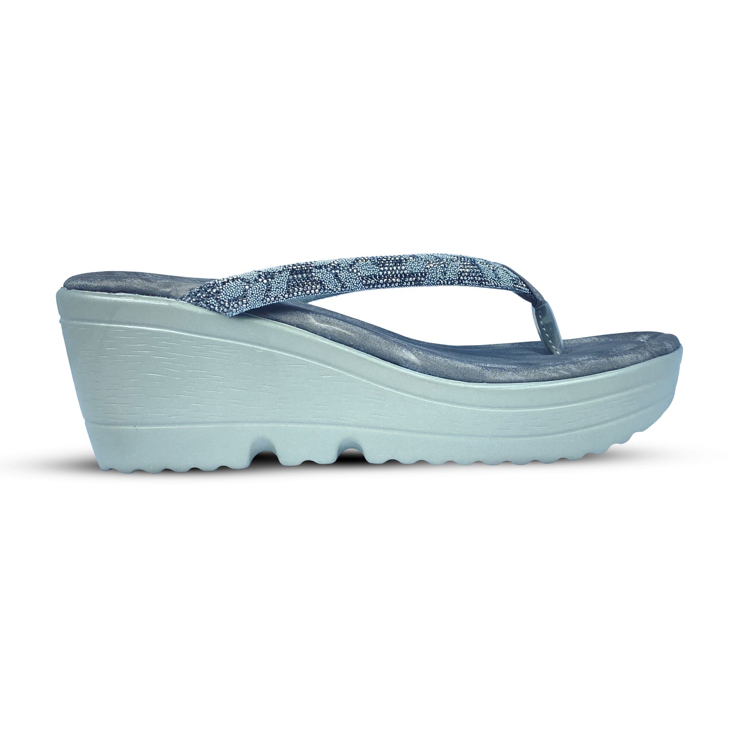 Demmey Wedge Sandals – Elegant & Comfortable Sandals with Shimmering Straps