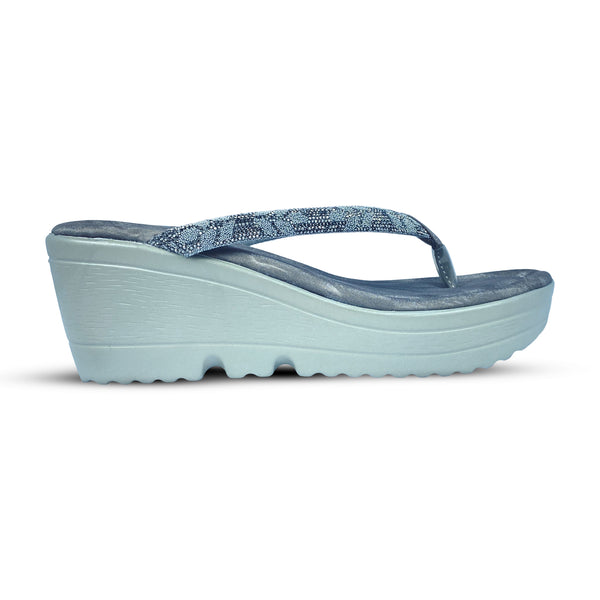 Demmey Wedge Sandals – Elegant & Comfortable Sandals with Shimmering Straps