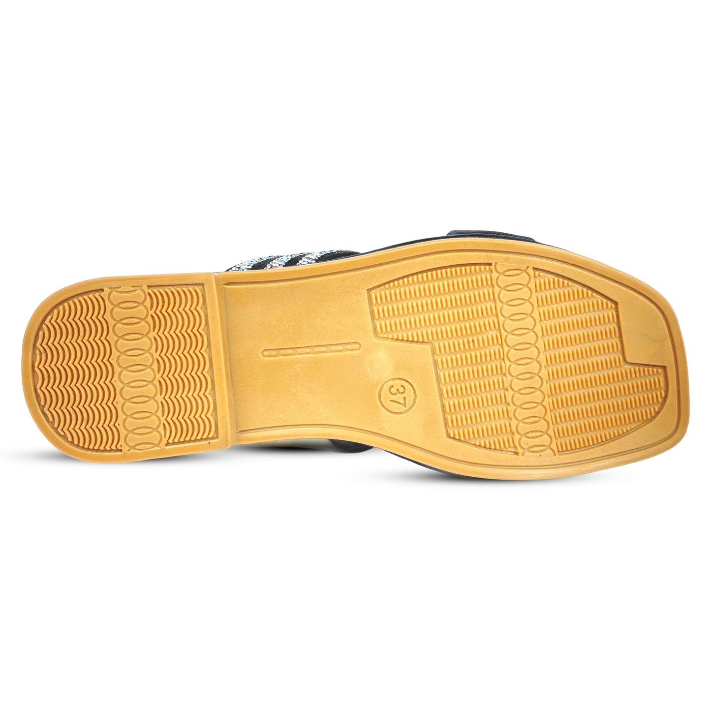 Ladies Casual Slippers – Comfortable Slide with Sparkling Crystal Straps
