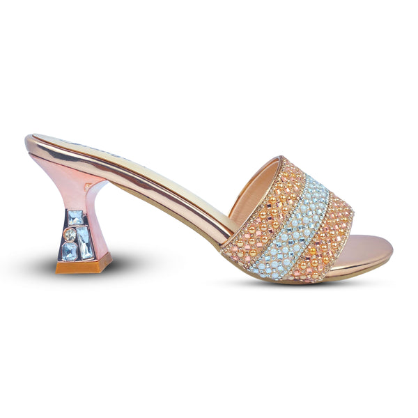 Elegant High Heel Sandals with Crystal Detailing – Perfect for Special Occasions