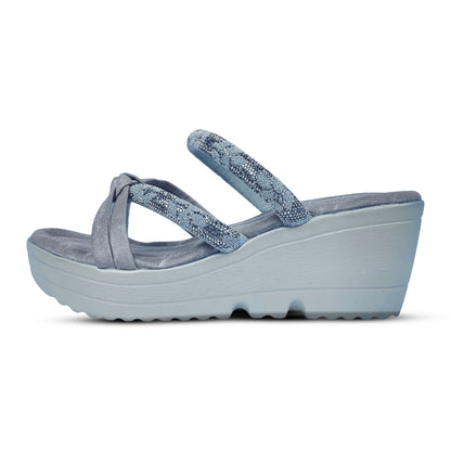 Women's Comfortable Brown Walking Sandals Younger Adults – Stylish Wedge Sandals for All-Day Comfort and Fashion