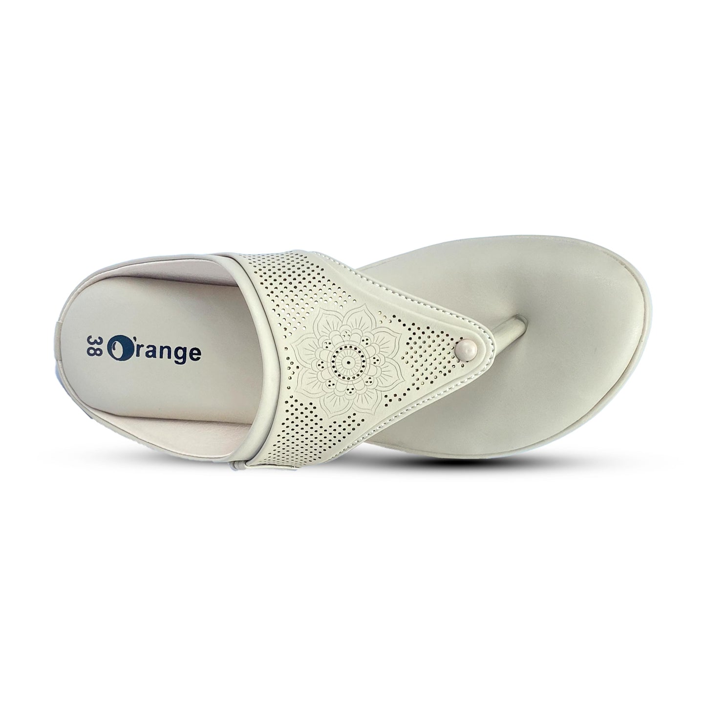 Two Finger Dr. Sandal for Men & Women – Comfortable White Sandals for Casual Wear