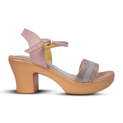 High Heel Shoes at a Reasonable Price – Italian stone-Decorated