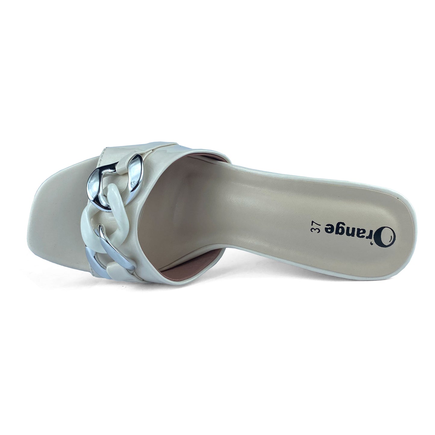 Square Toe Heel Sandals for Ladies | Olive Green Heel Sandals | O'range