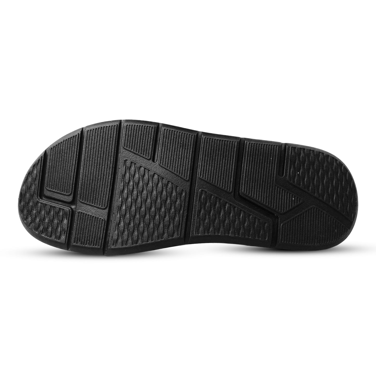 Premium Men’s Black Textured Leather Sandals
