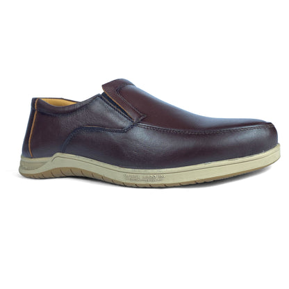 Men's Brown Leather Loafers | Premium Leather Shoes | O'range