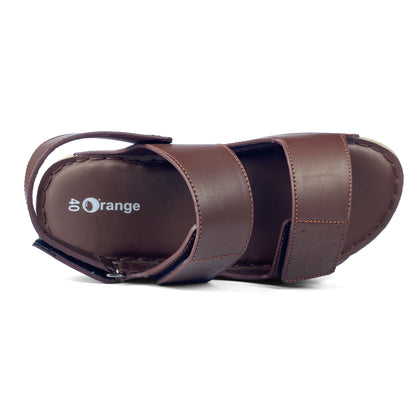 Stylish Men's Leather Sandals by O'range – Comfort & Durability