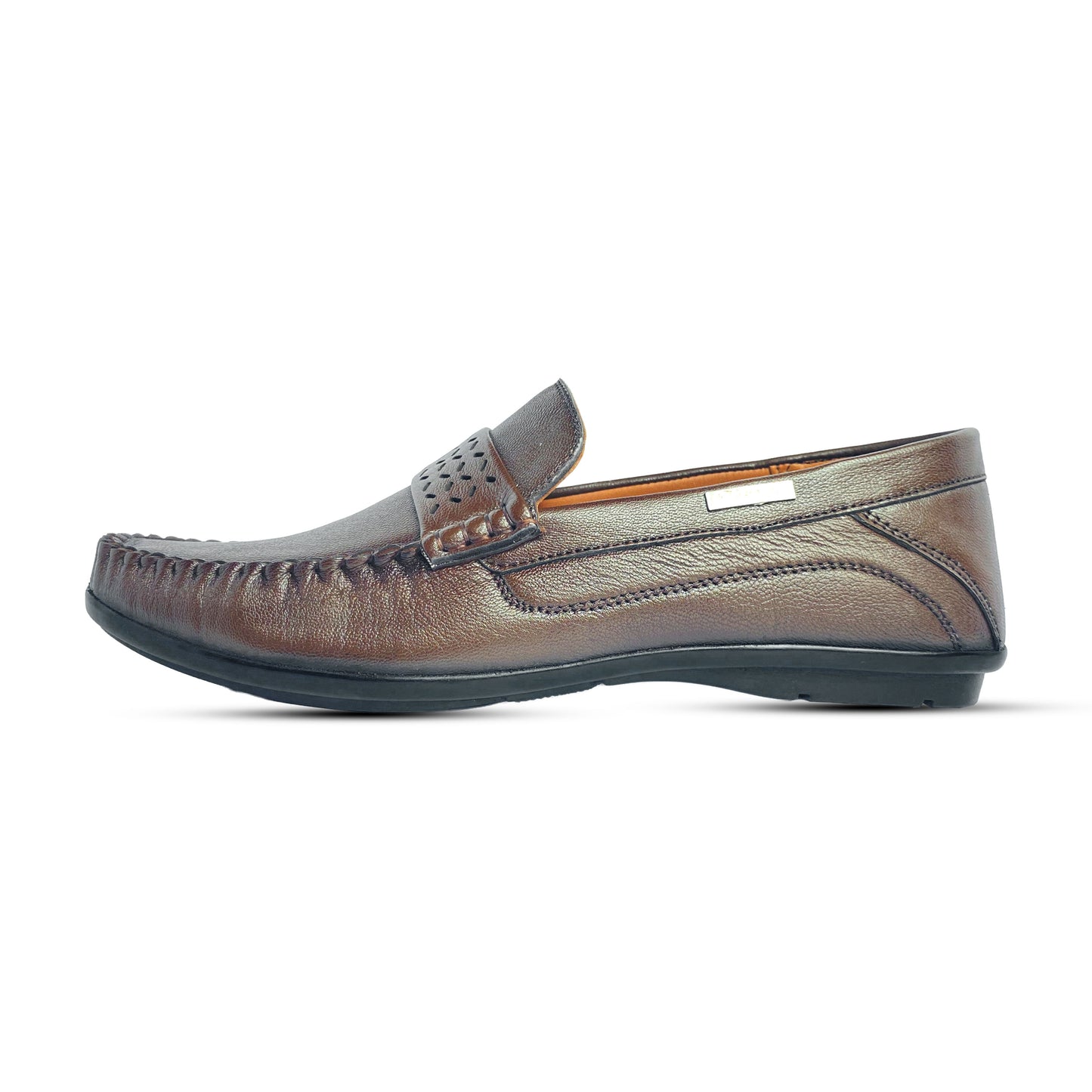Buy Men’s Leather Casual Shoes in Brown - Stylish Slip-On Loafers for Men