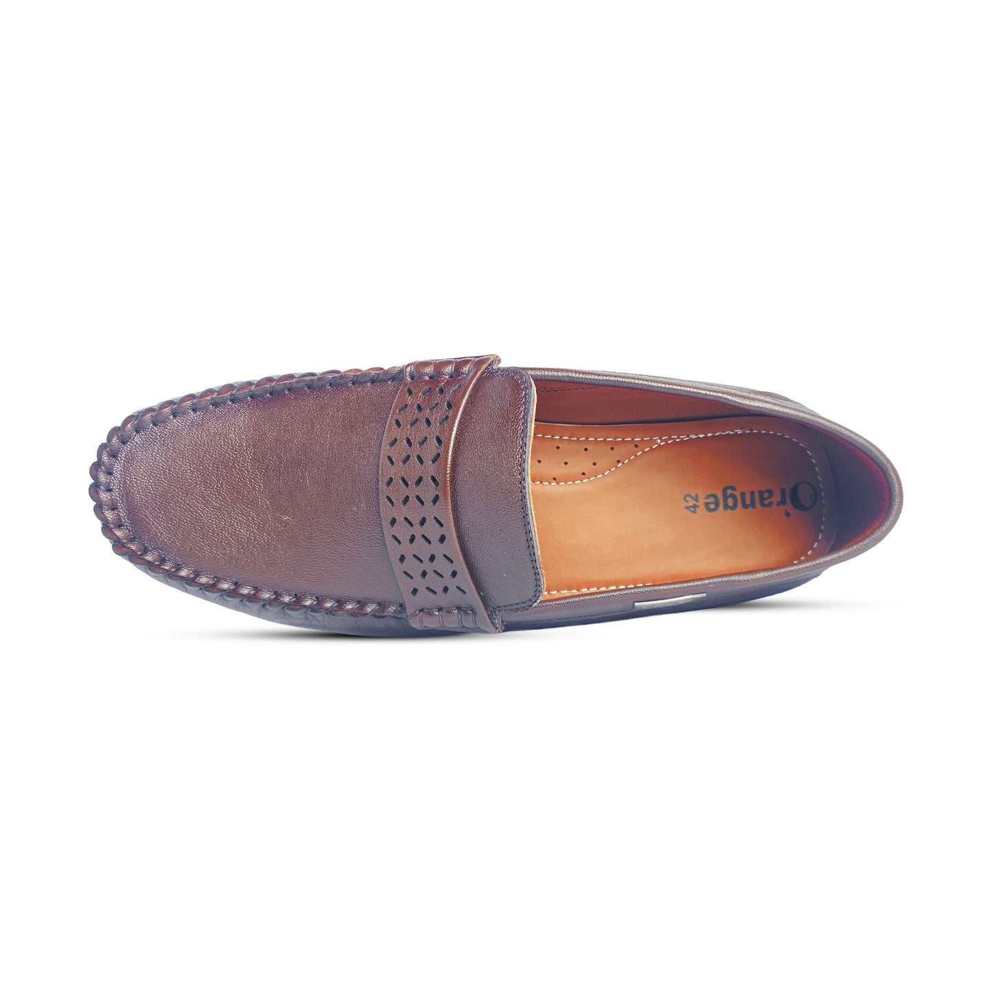Buy Men’s Leather Casual Shoes in Brown - Stylish Slip-On Loafers for Men