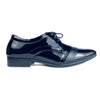 Black Formal Shoes for Men – Patent Leather Lace-Up by O'range