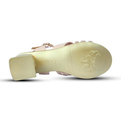 Ladies Heel Sandals – Stylish, Comfortable Block Heel Sandals for Formal & Casual Wear