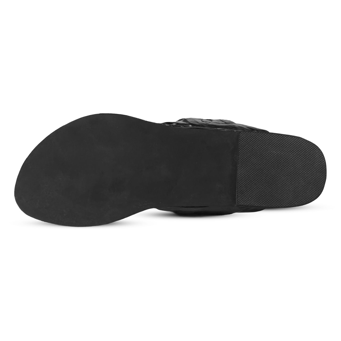 Women Sleek Textured Toe Loop Flats – Elegant & Comfortable Slip-On Flats with Stylish Design