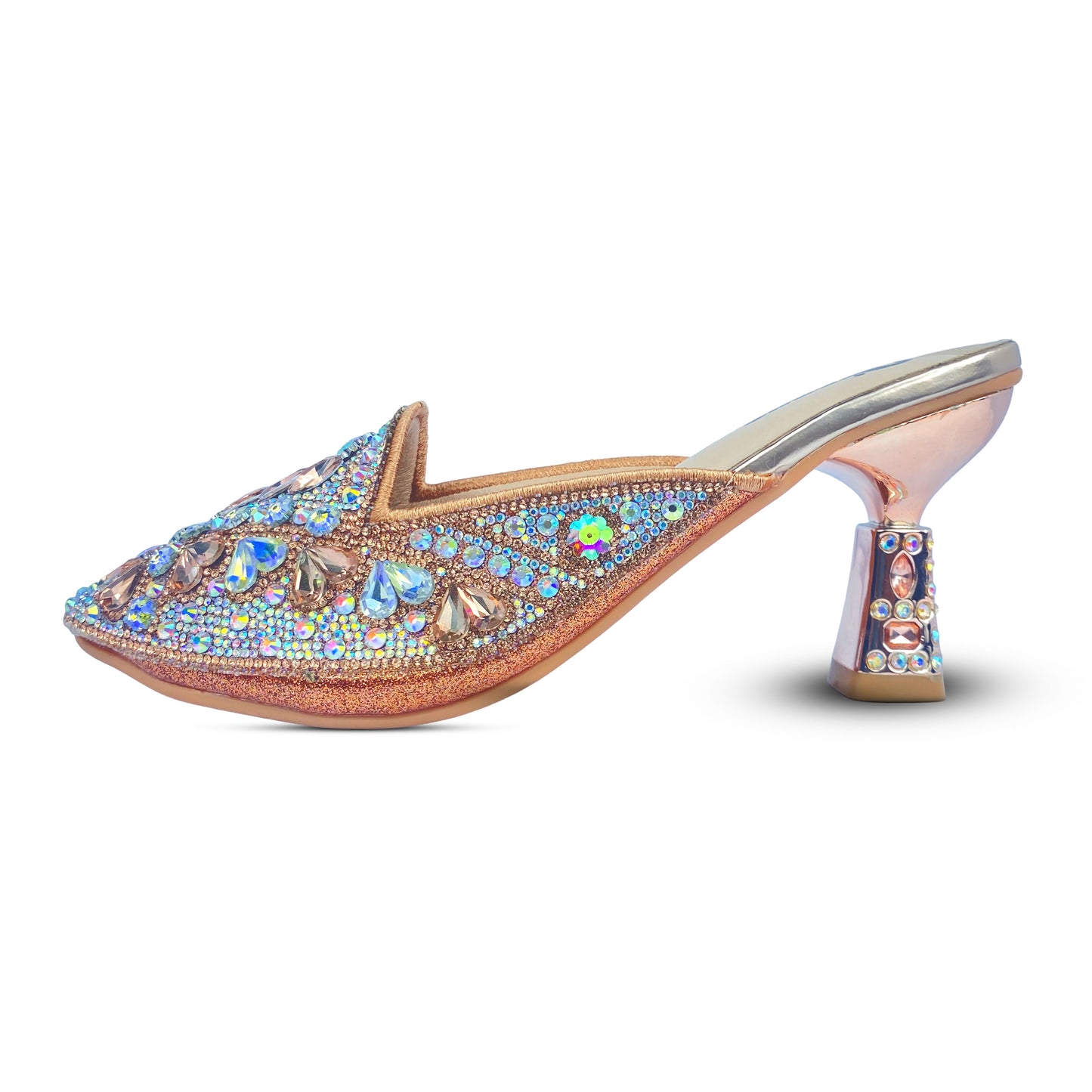 Soft Bottom Stone Work High Heel – Elegant and Comfortable for Every Occasion