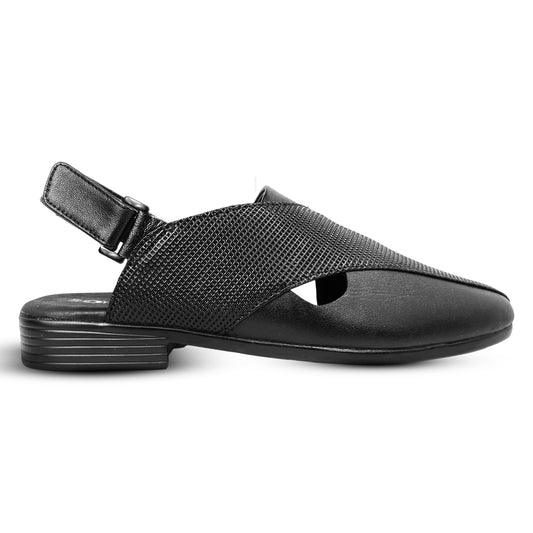 Men’s Textured Leather Sandals – Stylish, Comfortable, and Perfect for Casual Outings