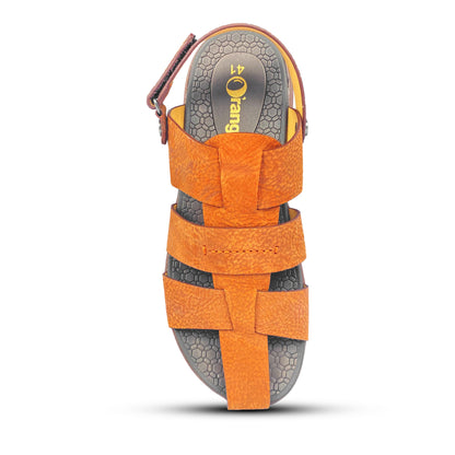 Orange Men's Sandals – Stylish, Comfortable & Durable Footwear for Warm Weather