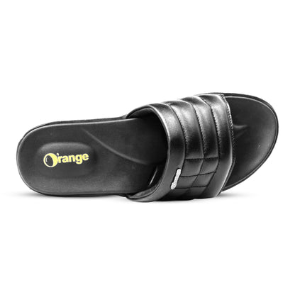 Men's Black Nubuck Leather Toe-Post Sandal