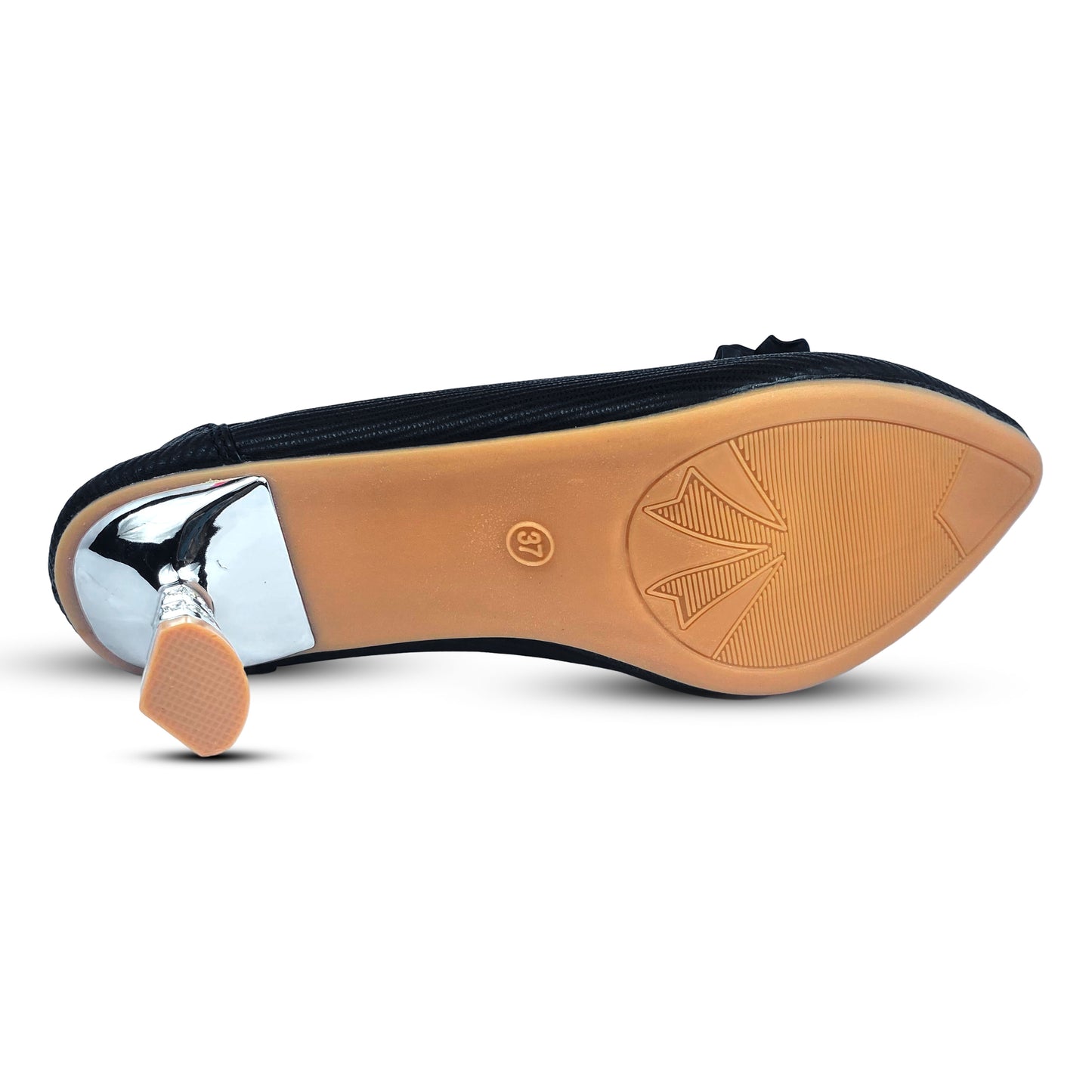 Trendy Pink Heels for Women – Chic Floral Design with Sparkling Heel for Stylish Comfort