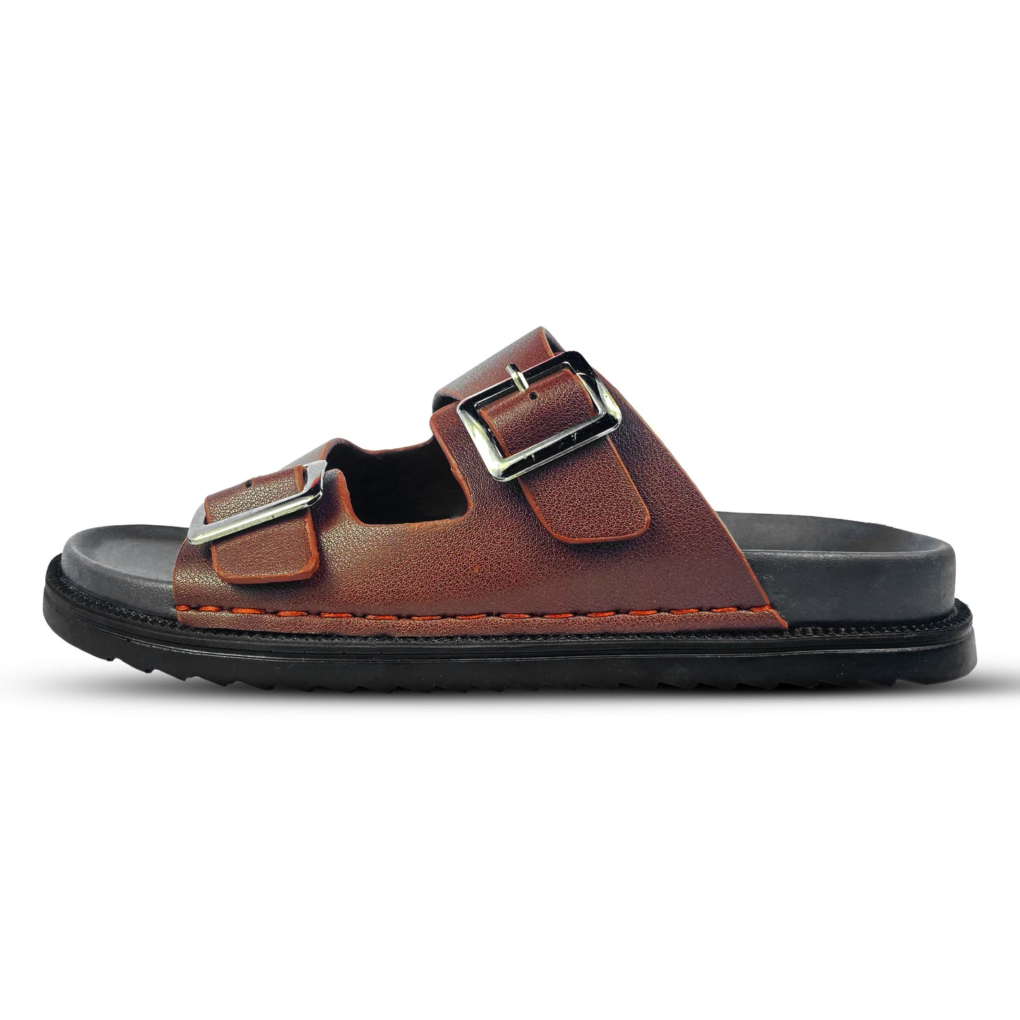 Leather Double Strap Sandals – Comfortable and Stylish for Everyday Wear