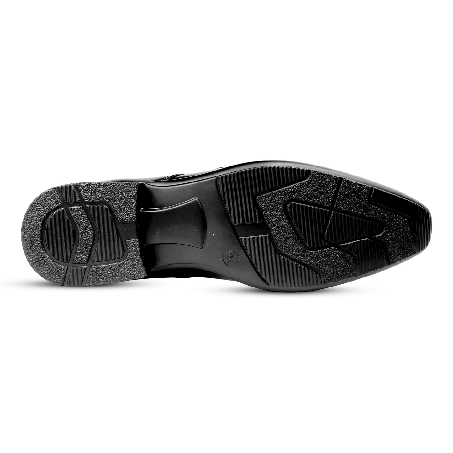 Men’s Black Textured Derby Dress Shoes | Classic Formal Lace-Up