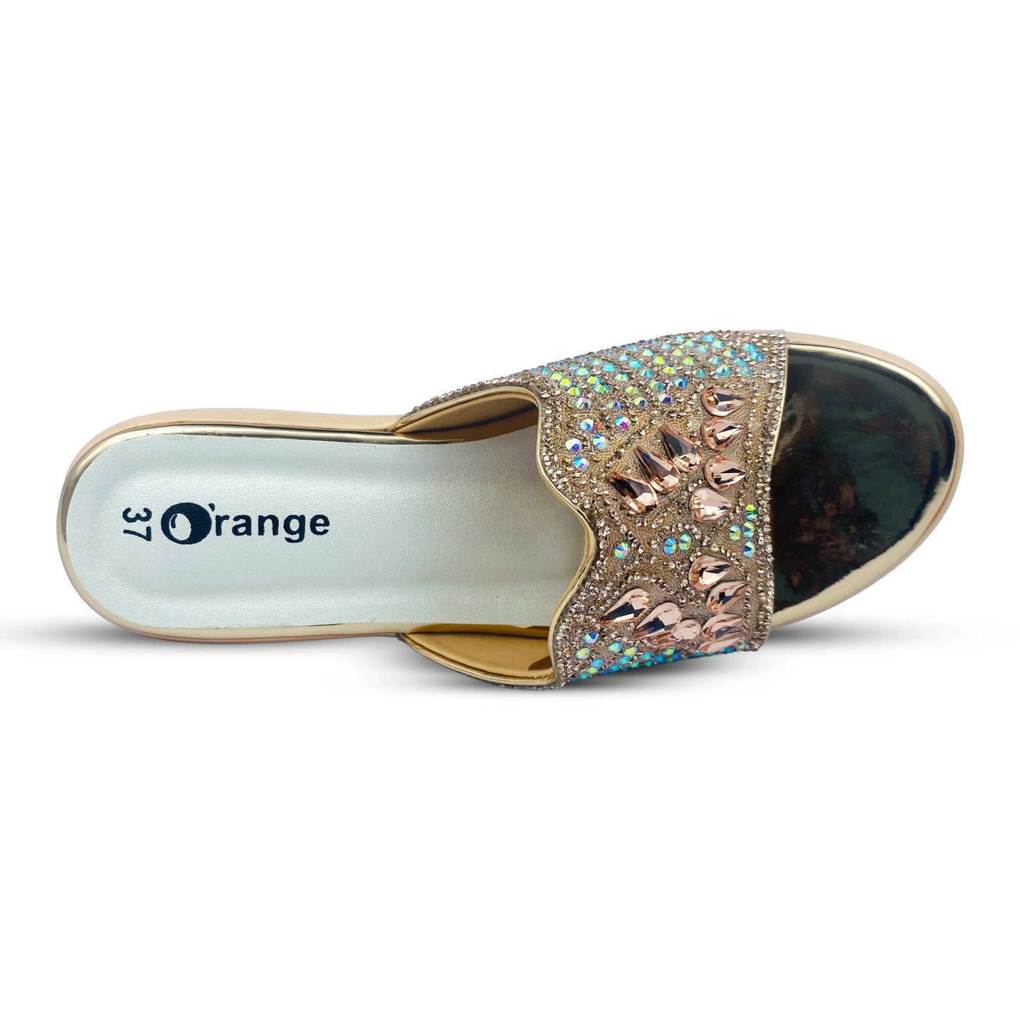 Crystal Diamante Wedge Heel Ladies Open Toe Sandals – Stylish and Elegant Footwear for Special Occasions