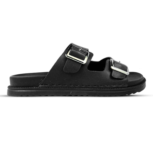 Leather Double Strap Sandals – Comfortable and Stylish for Everyday Wear