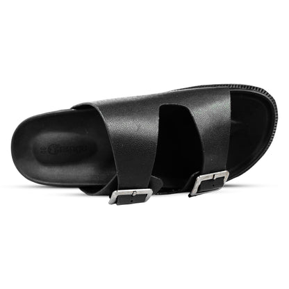 Leather Double Strap Sandals – Comfortable and Stylish for Everyday Wear